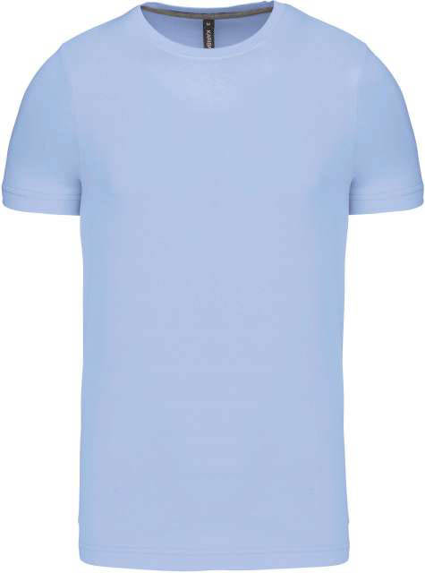 Kariban Short-sleeved Crew Neck T-shirt - modrá