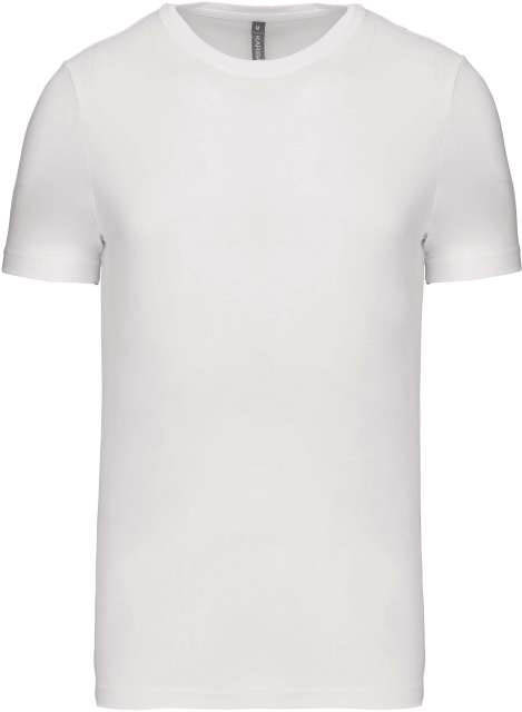 Kariban Short-sleeved Crew Neck T-shirt - biela