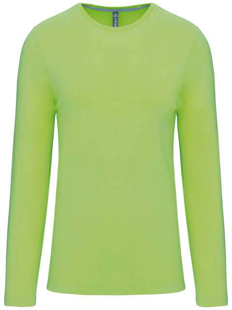 Kariban Men's Long-sleeved Crew Neck T-shirt - green
