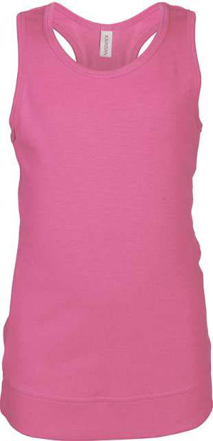 Kariban Girls' Vest - ružová