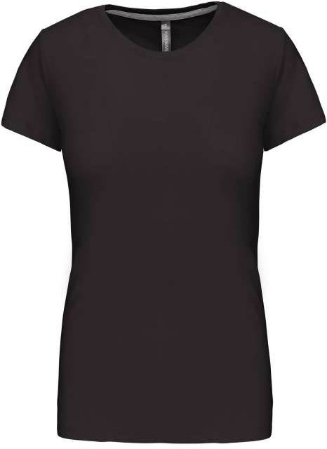 Kariban Ladies' Short Sleeve Crew Neck T-shirt - Kariban Ladies' Short Sleeve Crew Neck T-shirt - Charcoal