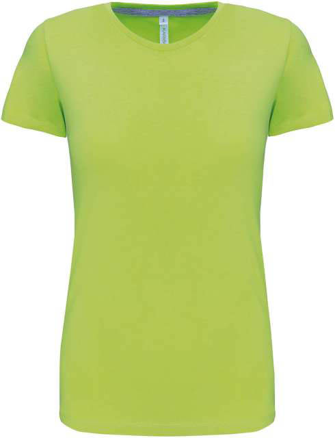 Kariban Ladies' Short Sleeve Crew Neck T-shirt - Kariban Ladies' Short Sleeve Crew Neck T-shirt - Lime