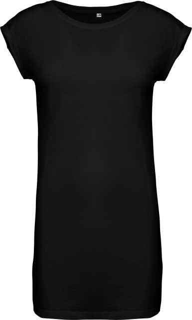 Kariban Ladies' Long T-shirt - čierna