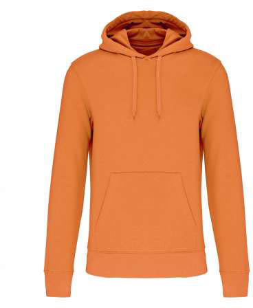 Kariban Men's Eco-friendly Hooded Sweatshirt - oranžová