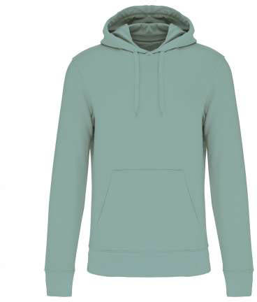 Kariban Men's Eco-friendly Hooded Sweatshirt - modrá