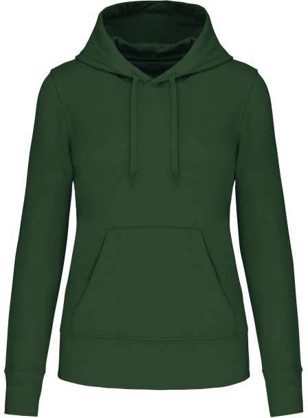Kariban Ladies' Eco-friendly Hooded Sweatshirt - green