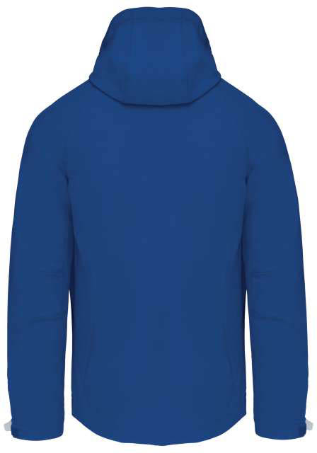 Kariban Men's Detachable Hooded Softshell Jacket - modrá
