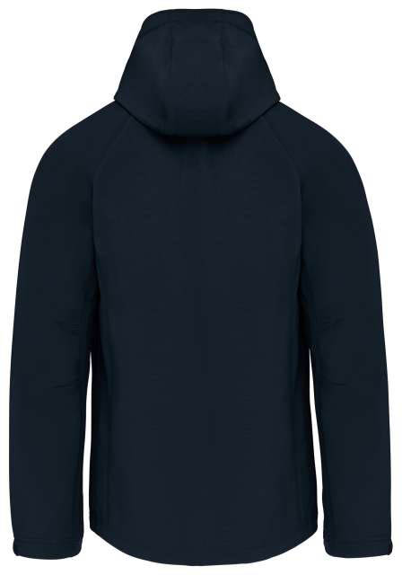 Kariban Men's Detachable Hooded Softshell Jacket - blue