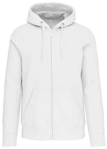 Kariban Full Zip Hooded Sweatshirt - white