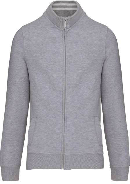 Kariban Men's Full Zip Sweat Jacket - Grau