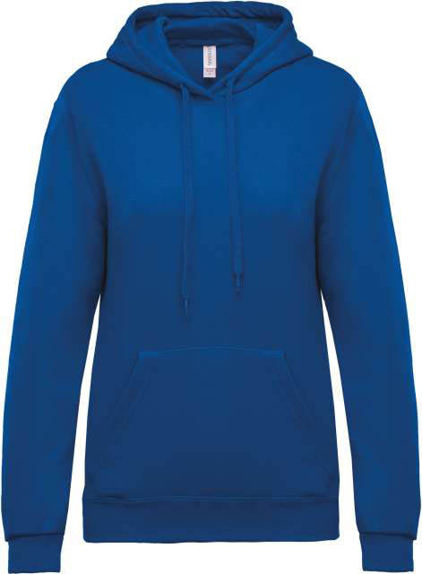 Kariban Ladies’ Hooded Sweatshirt - blue