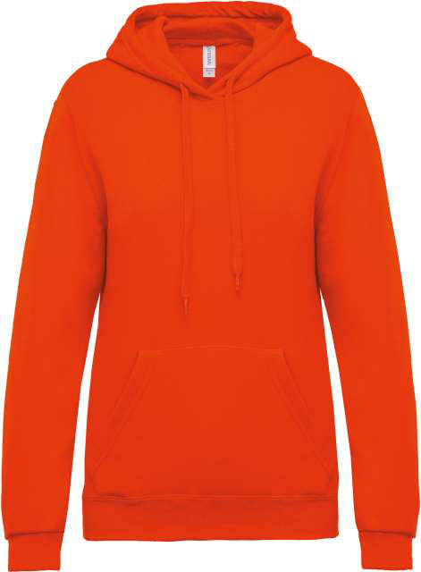 Kariban Ladies’ Hooded Sweatshirt - oranžová