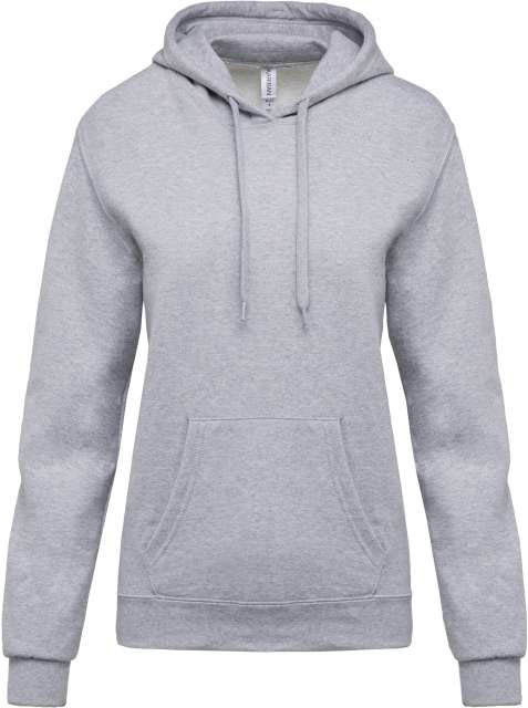 Kariban Ladies’ Hooded Sweatshirt - grey