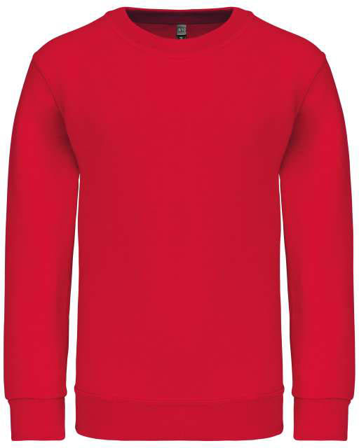 Kariban Kids' Crew Neck Sweatshirt - red