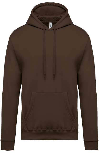 Kariban Men’s Hooded Sweatshirt mikina - Kariban Men’s Hooded Sweatshirt mikina - Dark Chocolate