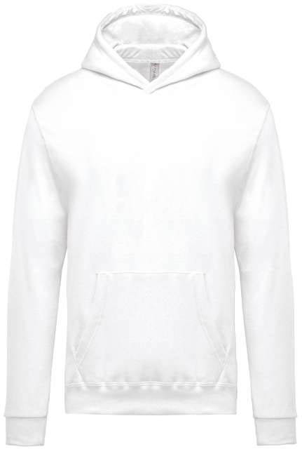 Kariban Kids’ Hooded Sweatshirt - Kariban Kids’ Hooded Sweatshirt - White
