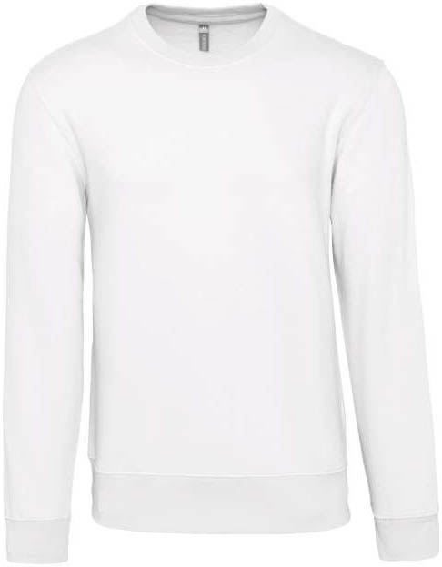 Kariban Crew Neck Sweatshirt - Weiß 
