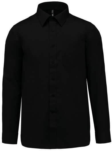 Kariban Jofrey Long-sleeved Shirt - Kariban Jofrey Long-sleeved Shirt - Black