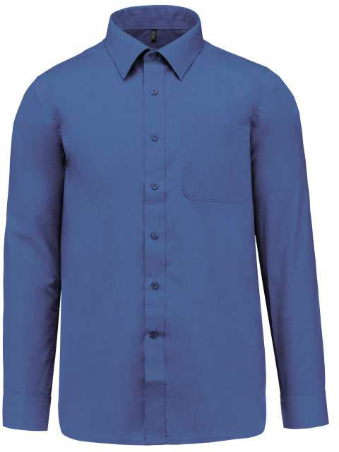 Kariban Jofrey Long-sleeved Shirt - Kariban Jofrey Long-sleeved Shirt - Metro Blue