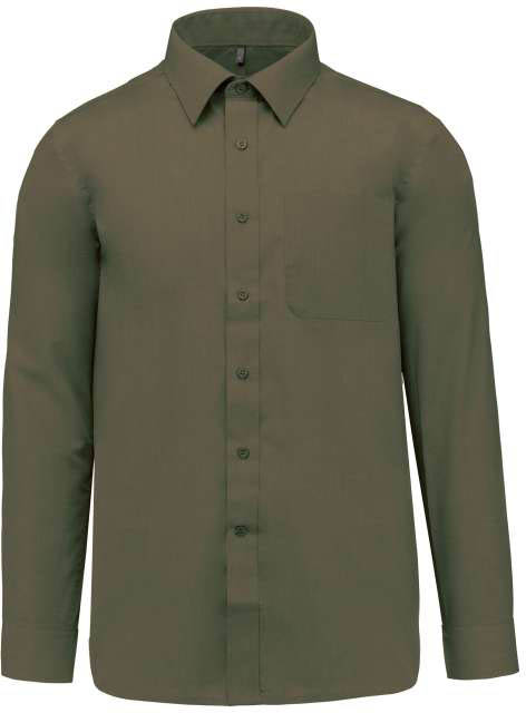 Kariban Jofrey Long-sleeved Shirt - Kariban Jofrey Long-sleeved Shirt - Military Green