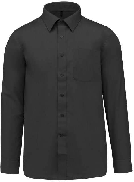 Kariban Jofrey Long-sleeved Shirt - šedá