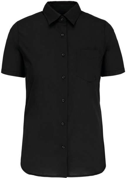 Kariban Judith Ladies' Short-sleeved Shirt - černá