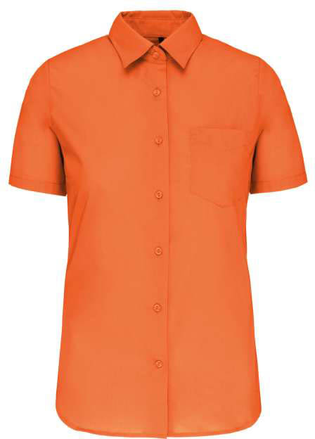 Kariban Judith Ladies' Short-sleeved Shirt - Kariban Judith Ladies' Short-sleeved Shirt - Tennessee Orange
