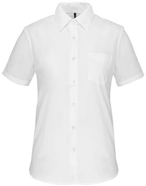 Kariban Judith > Ladies' Short-sleeved Shirt - Kariban Judith > Ladies' Short-sleeved Shirt - White