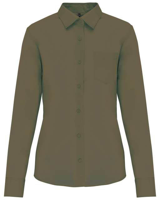 Kariban Jessica > Ladies' Long-sleeved Shirt - Kariban Jessica > Ladies' Long-sleeved Shirt - Military Green