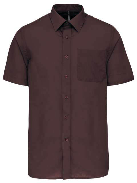 Kariban Ace - Short-sleeved Shirt - Kariban Ace - Short-sleeved Shirt - Dark Chocolate