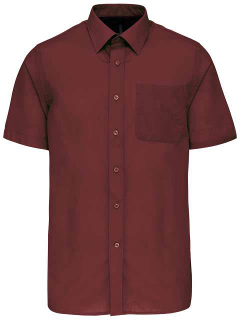 Kariban Ace - Short-sleeved Shirt - Kariban Ace - Short-sleeved Shirt - Maroon