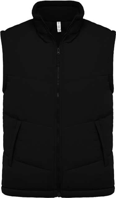 Kariban Fleece Lined Bodywarmer - čierna