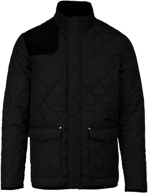 Kariban Men's Quilted Jacket - čierna
