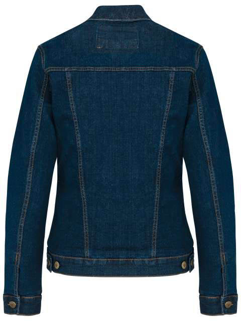 Kariban Ladies' Unlined Denim Jacket - modrá