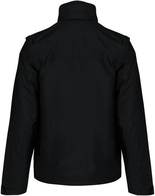 Kariban Score - Detachable-sleeved Blouson Jacket - Kariban Score - Detachable-sleeved Blouson Jacket - Black