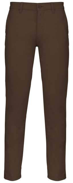 Kariban Men's Chino Trousers - Kariban Men's Chino Trousers - Dark Chocolate