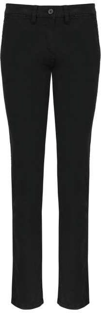Kariban Ladies' Chino Trousers - čierna