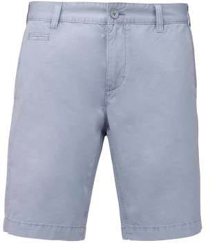Kariban Men's Washed Effect Bermuda Shorts - Kariban Men's Washed Effect Bermuda Shorts - Stone Blue