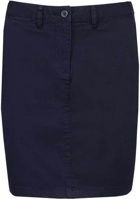 Kariban Chino Skirt - blau