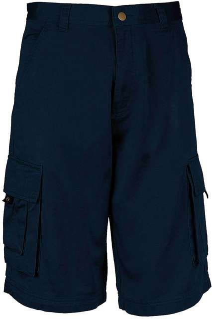 Kariban Multi Pocket Shorts - modrá