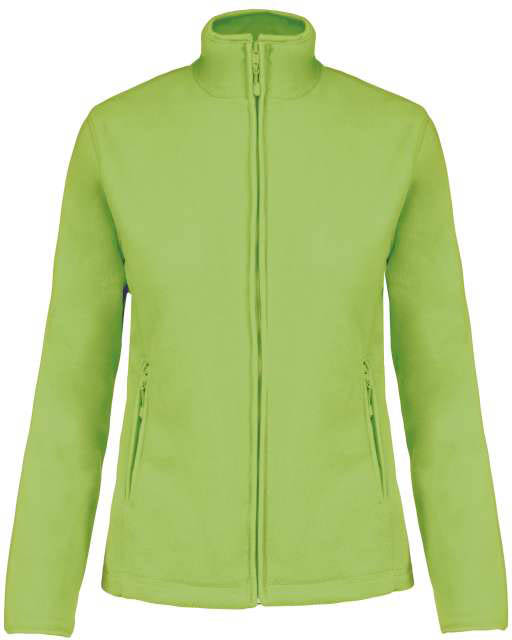 Kariban Maureen - Ladies' Full Zip Microfleece Jacket - zelená