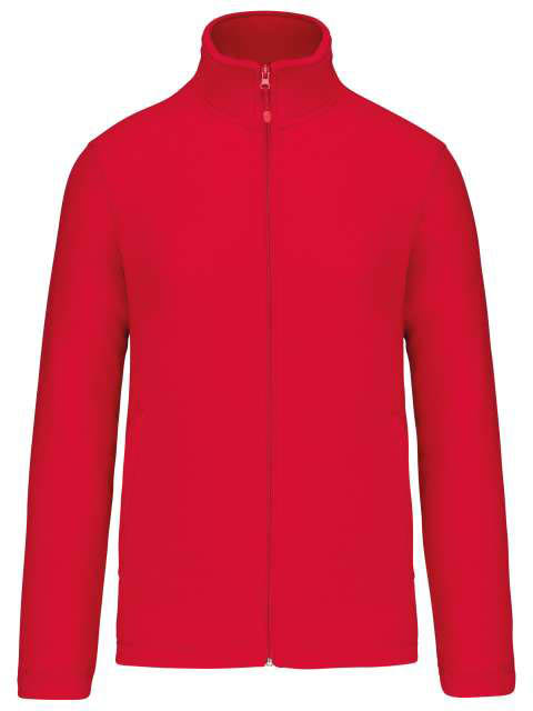 Kariban Full Zip Microfleece Jacket - Kariban Full Zip Microfleece Jacket - Cherry Red
