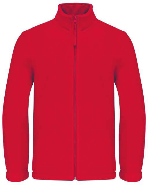 Kariban Kids' Full Zip Fleece Jacket - red