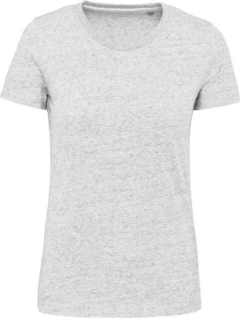 Kariban Ladies' Vintage Short Sleeve T-shirt - šedá