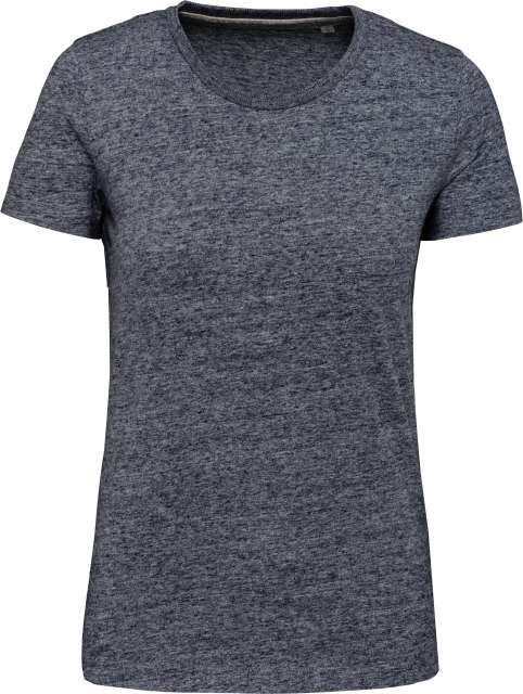 Kariban Ladies' Vintage Short Sleeve T-shirt - Kariban Ladies' Vintage Short Sleeve T-shirt - Heather Sport Royal