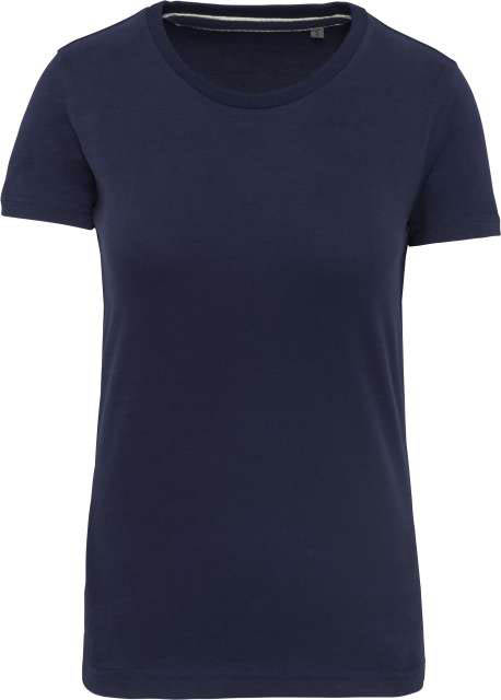 Kariban Ladies' Vintage Short Sleeve T-shirt - modrá
