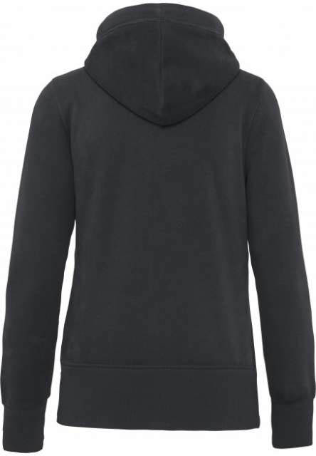 Kariban Ladies' Vintage Zipped Hooded Sweatshirt - Grau