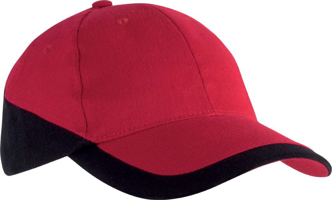 K-up Racing - Two-tone 6 Panel Cap - Rot