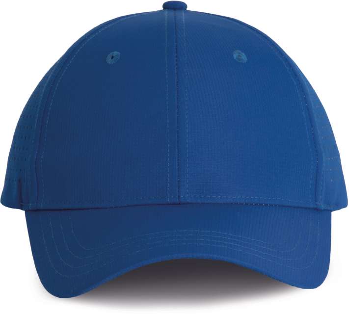 K-up Perforated Panel Cap - 6 panels - blue