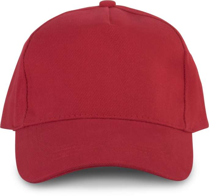 K-up Okeotex Certified 5 Panels Cap - red